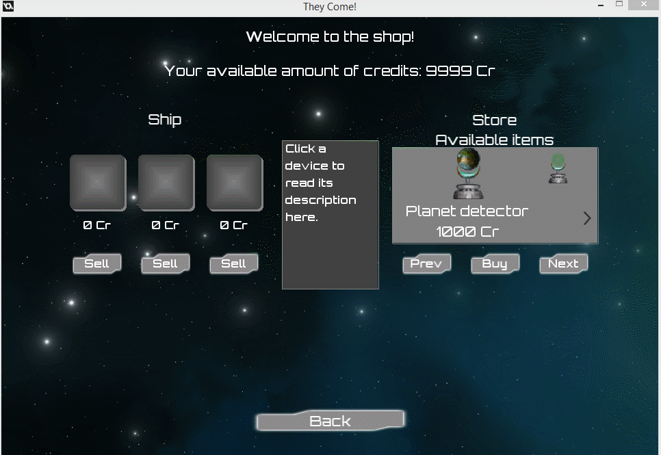 New shop functionality